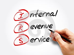IRS - Internal Revenue Service acronym photo