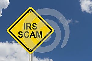 IRS Scam Warning Sign