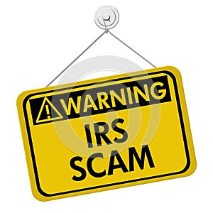 IRS Scam Warning Sign