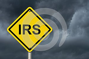 IRS Warning Sign photo
