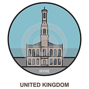 Irvine. Cities and towns in United Kingdom