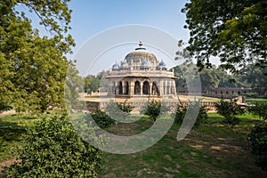 Isa Khans Garden Tomb, part of Humayan`s Tomb in New Delhi, India