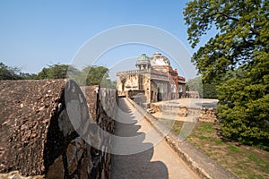 Isa Khans Garden Tomb, part of Humayan`s Tomb in New Delhi, India