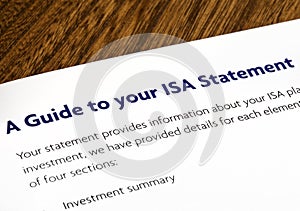 ISA Statement