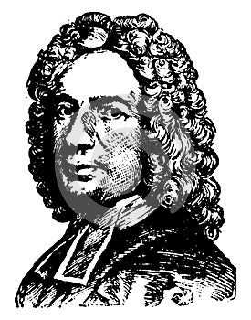 Isaac Watts, vintage illustration