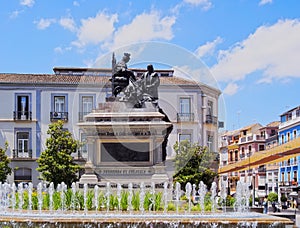 Isabel la Catolica Square in Granada, Spain photo