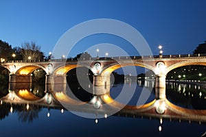 Bridge Isabella in Turin photo