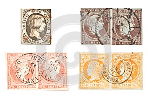 Isabella II Stamps