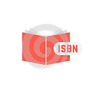 Isbn sign with red book