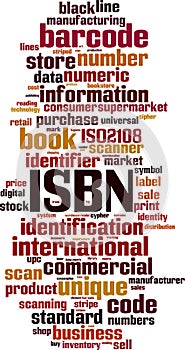 ISBN word cloud photo