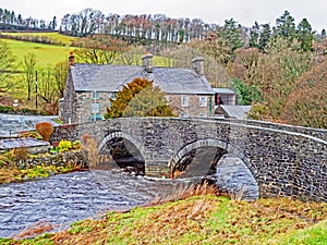 Isbyty Ifan Bridge over River Conway