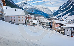 Ischgl skii resort in Austria, Europe. photo
