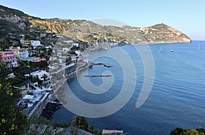 Ischia - Baia dei Maronti dal borgo di Sant`Angelo