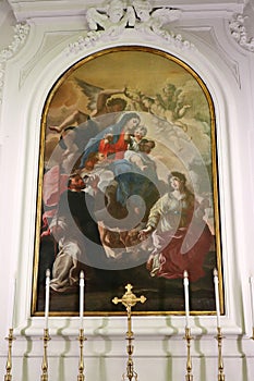 Ischia - Dipinto della Madonna con Bambino nella Chiesa dello Spirito Santo