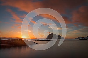 Ischia, Italy Coastal Landscape at Dawn