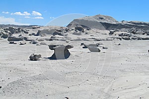 Ischigualasto desert valley