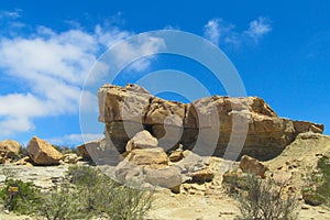 Ischigualasto desert valley