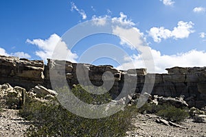 The Ischigualasto Provincial Park or Valle de la Luna, is located in Argentina,