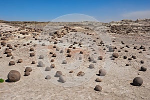 Ischigualasto rock formations in Valle de la Luna, Argentina