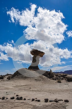 Ischigualasto rock formations in Valle de la Luna, Argentina