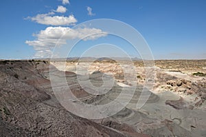 Ischigualasto rock formations in Valle de la Luna, Argentina