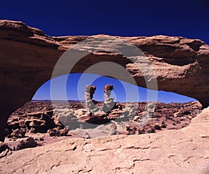 Ischigualasto rock formations in Valle de la Luna, moon valley san juan providence Argentina