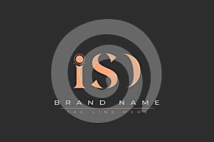 ISD abstract letter logo design