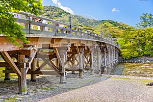 Ise, Japan at Uji Bridge