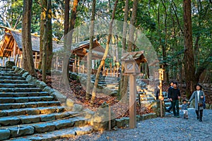 Ise Jingu NaikuIse Grand shrine - inner shrine in Ise City, Mie Prefecture