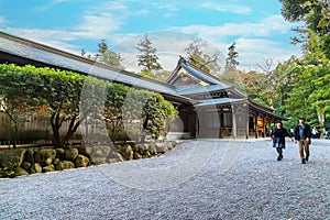 Ise Jingu NaikuIse Grand shrine - inner shrine in Ise City, Mie Prefecture