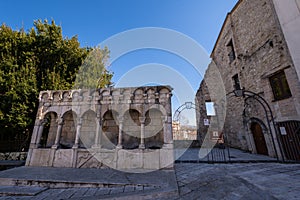 Isernia, Molise. The "Fraternal Fountain"