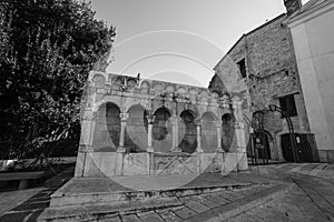 Isernia, Molise. The "Fraternal Fountain"