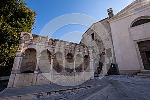 Isernia, Molise. The "Fraternal Fountain"