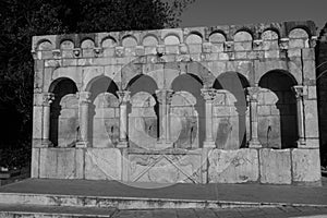 Isernia, Molise. The "Fraternal Fountain"