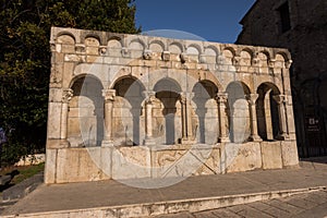 Isernia, Molise. The "Fraternal Fountain"