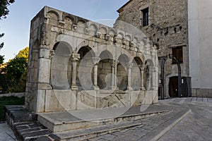 Isernia, Molise. The "Fraternal Fountain"