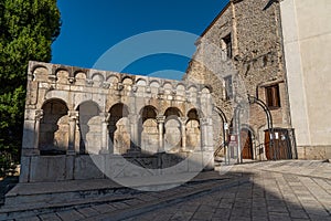 Isernia, Molise. The "Fraternal Fountain"