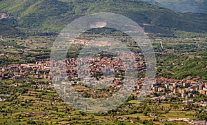 Isernia, Molise. Panorama 2024 photo