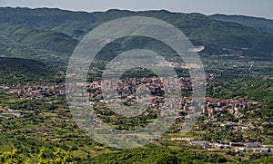 Isernia, Molise. Panorama 2024 photo