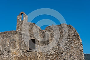 Isernia, Molise, ruins of the Celestial Convent of S. Spirito.  View.