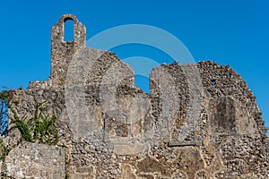 Isernia, Molise, ruins of the Celestial Convent of S. Spirito.  View.