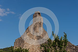 Isernia, Molise, ruins of the Celestial Convent of S. Spirito.  View.