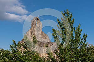 Isernia, Molise, ruins of the Celestial Convent of S. Spirito.  View.