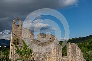 Isernia, Molise, ruins of the Celestial Convent of S. Spirito.  View.