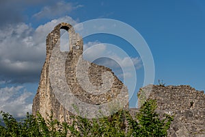 Isernia, Molise, ruins of the Celestial Convent of S. Spirito.  View.