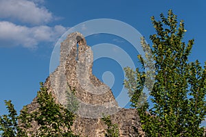 Isernia, Molise, ruins of the Celestial Convent of S. Spirito.  View.