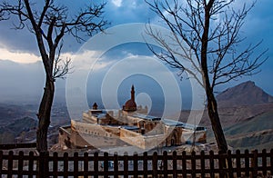 Ishak Pasha Palace (Turkish: Ishak Pasa Sarayi) in Dogubayazit, Agri, Turkey.