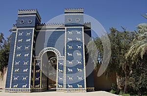 Ishtar gate, Babylon photo