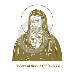 Isidore of Seville 560-636 was a Spanish scholar and cleric. For over three decades, he was Archbishop of Seville.