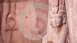 Isis, goddess of life and magic in Egypt photo